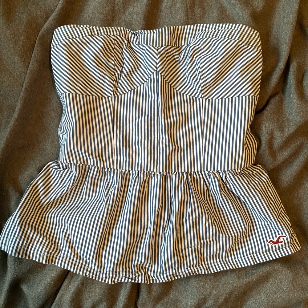 Hollister Peplum Crop Top